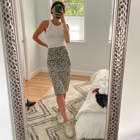 Fletch Cheetah Print Midi Skirt - Picture 2 of 5